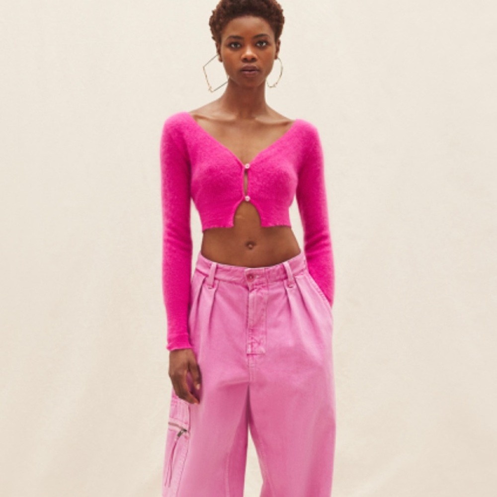 Jacquemus - Pink Le Cardigan Alzou cardigan